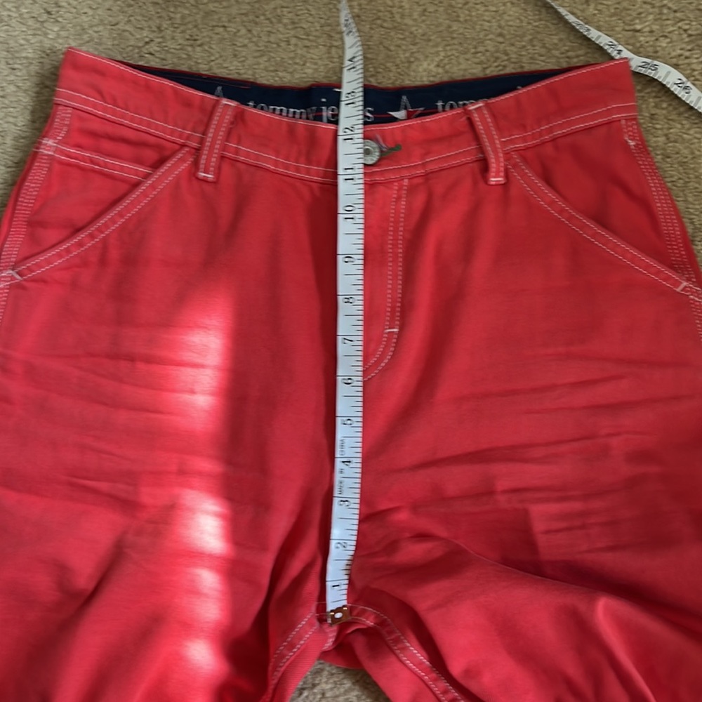Tommy Hilfiger Red Carpenter Work Pants - Picture 6 of 9